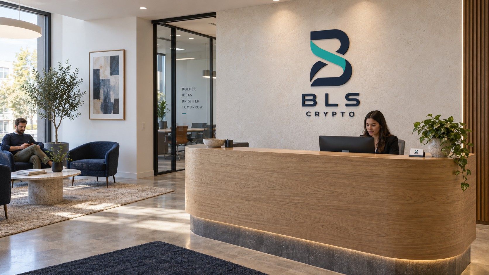 Illustrative BLS Crypto reception concept